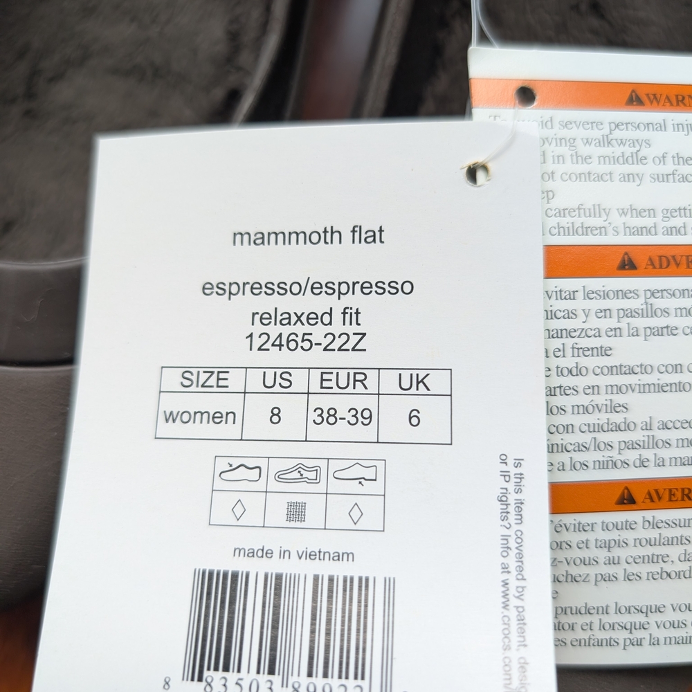 CROCS Mammoth Flat Espresso